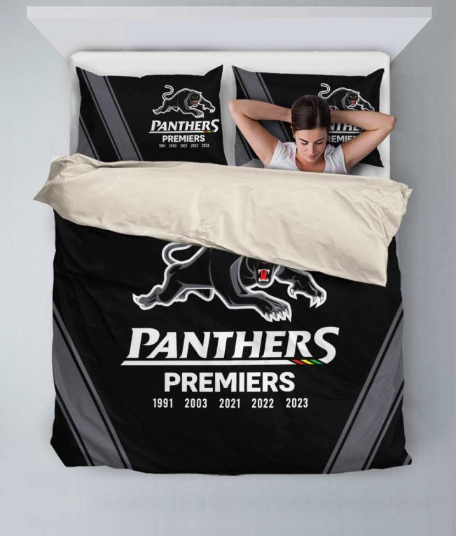 NRL Penrith Panthers Premiers  Bedding Set