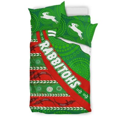 NRL South Sydney Rabbitohs Aboriginal  Bedding Set