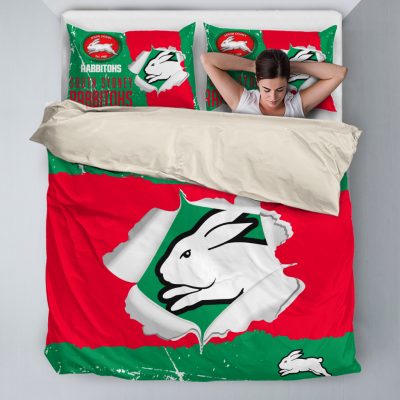 NRL South Sydney Rabbitohs Big Logo  Bedding Set