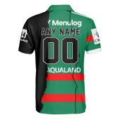 Nrl South Sydney Rabbitohs Custom Name Number 2023 Mix Jersey Polo Shirt Back.jpg - demo10