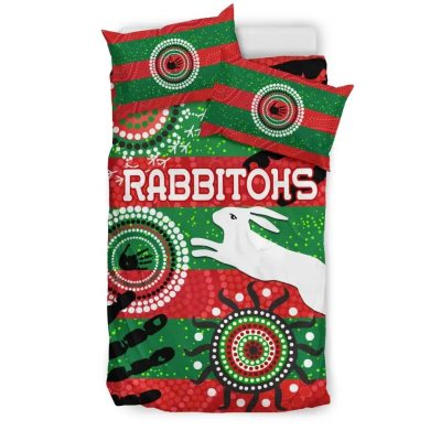 NRL South Sydney Rabbitohs Indigenous  Bedding Set