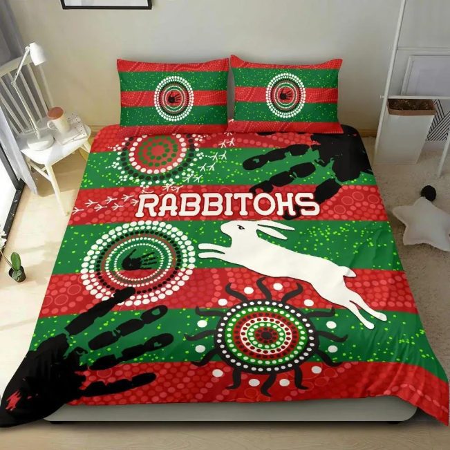 NRL South Sydney Rabbitohs Indigenous  Bedding Set