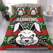 Nrl South Sydney Rabbitohs Indigenous Rabbit Head Doona Cover 1.jpeg - demo10