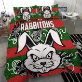 Nrl South Sydney Rabbitohs Indigenous Rabbit Head Doona Cover 2.jpg - demo10