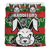 Nrl South Sydney Rabbitohs Indigenous Rabbit Head Doona Cover 5.jpg - demo10