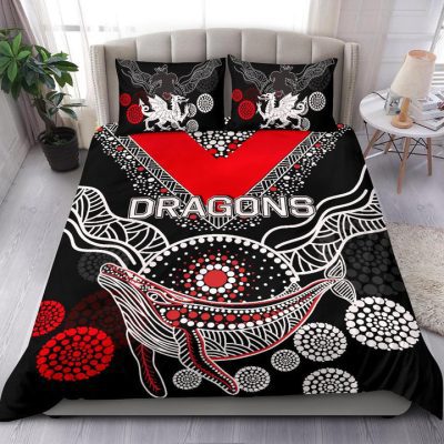 NRL St. George Illawarra Dragons Aboriginal  Bedding Set