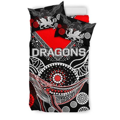 NRL St. George Illawarra Dragons Aboriginal  Bedding Set