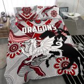 Nrl St. George Illawarra Dragons Indigenous White Doona Cover 3.jpg - demo10