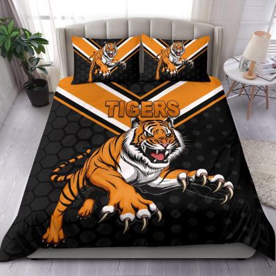 NRL Wests Tigers Black  Bedding Set