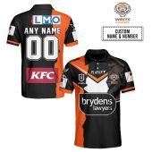 Nrl Wests Tigers Custom Name Number 2023 Mix Jersey Polo Shirt Front Back.jpg - demo10