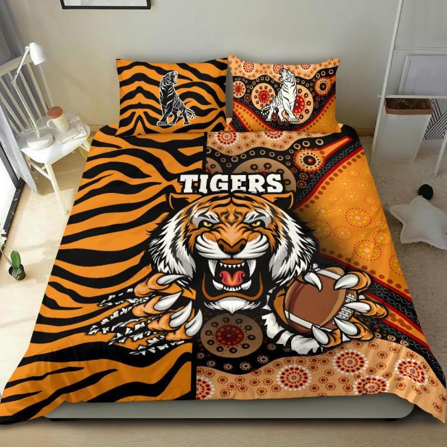 NRL Wests Tigers Skin Style  Bedding Set