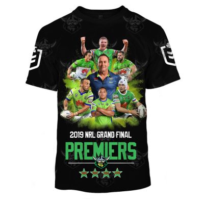 Canberra Raiders 2019 NRL Grand Final Limited Edition 3D All Over Printed Shirts For Men & Women