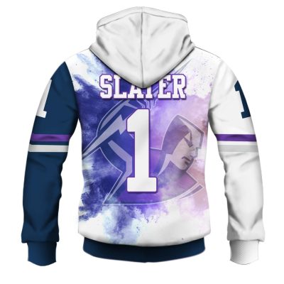 NRL Melbourne Storm Billy Slater No 1 Pullover Hoodie V3