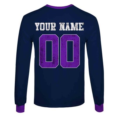 NRL Melbourne Storm Custom Name Number Flag Retro 1998 Jersey Sweatshirt