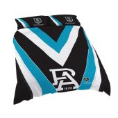 AFL Port Adelaide Black Logo  Bedding Set