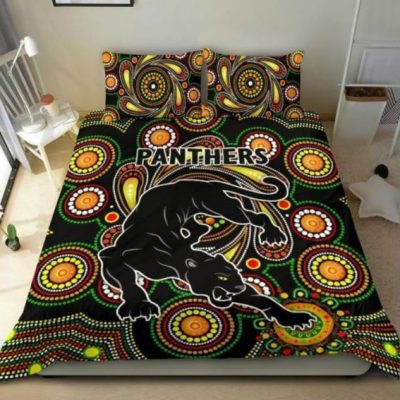 NRL Penrith Panthers Indigenous  Bedding Set V2