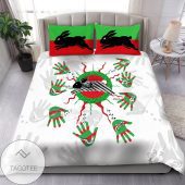 NRL South Sydney Rabbitohs White Indigenous  Bedding Set
