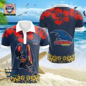 AFL Adelaide Crows Black Mascot Polo Shirt