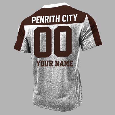 Parramatta Eels 1982 ARL/NRL Vintage Retro Henley Shirt