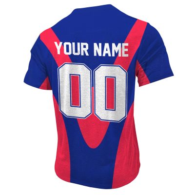 Personalise QLD MAROONS 1997 INAUGURAL TRI SERIES SUPER LEAGUE Vintage Retro Jerseys Henlley Shirt