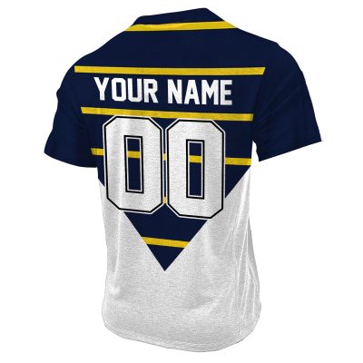 Personalise QLD MAROONS 1997 INAUGURAL TRI SERIES SUPER LEAGUE Vintage Retro Jerseys Henlley Shirt