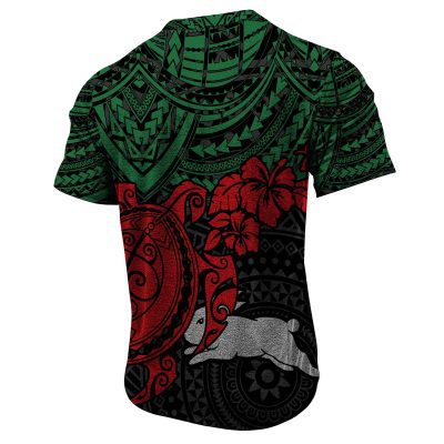 NRL Sydney Roosters Polynesian Henley Shirt ST2202