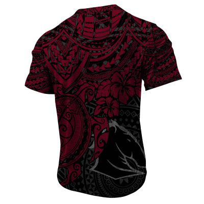 NRL Sydney Roosters Polynesian Henley Shirt ST2202