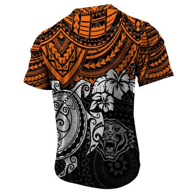 NRL Sydney Roosters Polynesian Henley Shirt ST2202