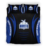 AFL North Melbourne Kangaroos Black Blue  Bedding Set