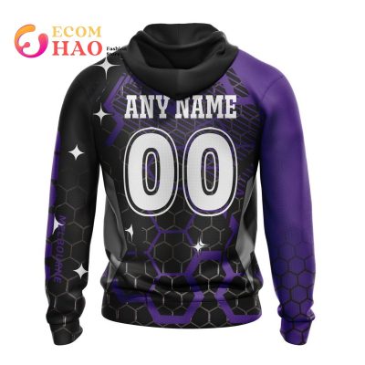 NRL Melbourne Storm Custom Name Number MotoCross Pullover Hoodie