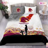 NRL Brisbane Broncos ANZAC Day Indigenous  Bedding Set