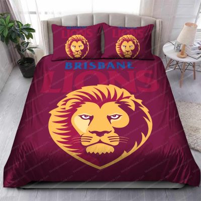AFL Brisbane Lions Maroon Edition  Bedding Set