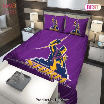 NRL Melbourne Storm Purple Edition  Bedding Set V4