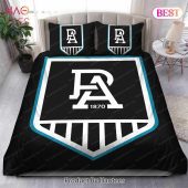 AFL Port Adelaide Black Logo  Bedding Set V2