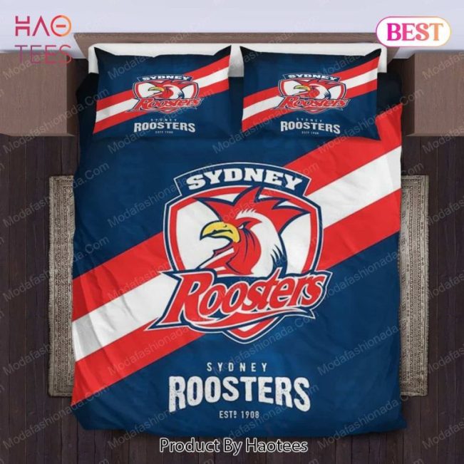 NRL Sydney Roosters Blue Red  Bedding Set V3