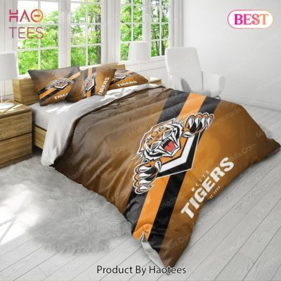 NRL Wests Tigers Orange Black  Bedding Set