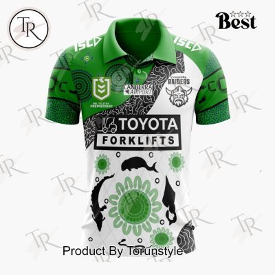 Canberra Raiders 2025 Custom Name New Design Polo Shirt
