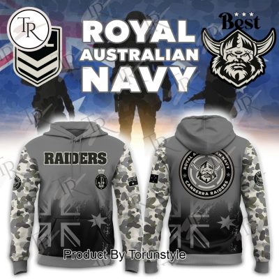 Canberra Raiders X Royal Australian Navy 2025 Limited Edition Hoodie