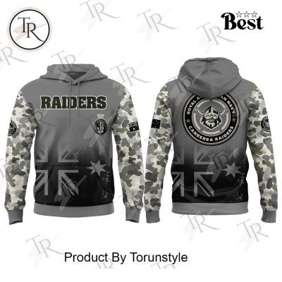Canberra Raiders X Royal Australian Navy 2025 Limited Edition Hoodie