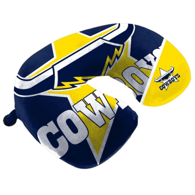 Brisbane Broncos NRL Team U Shaped Travel Cushion Pillow