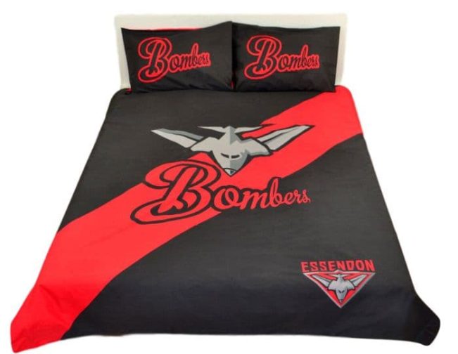 AFL Essendon Bombers Home Guernsey  Bedding Set V5