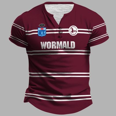 Parramatta Eels 1982 ARL/NRL Vintage Retro Henley Shirt