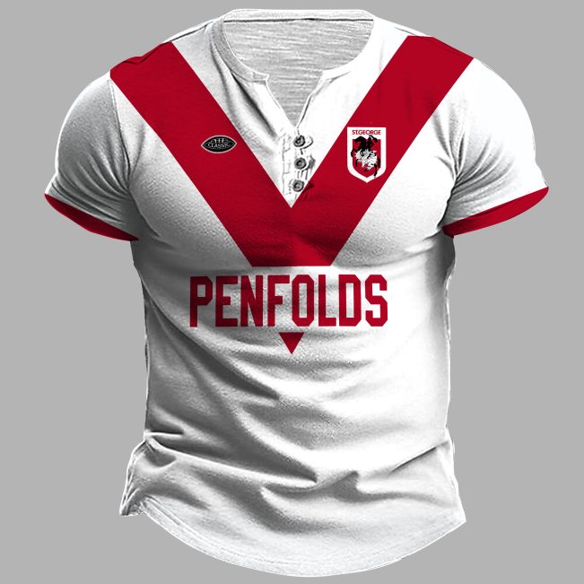 Parramatta Eels 1982 ARL/NRL Vintage Retro Henley Shirt