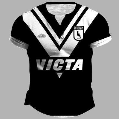 Parramatta Eels 1982 ARL/NRL Vintage Retro Henley Shirt