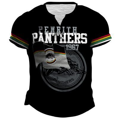 Penrith Panthers Personalized  NRL Vintage jersey 1967 Henley Shirt