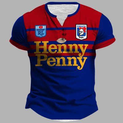 Parramatta Eels 1982 ARL/NRL Vintage Retro Henley Shirt