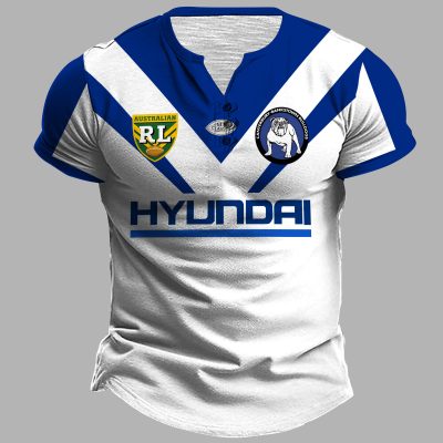 Parramatta Eels 1982 ARL/NRL Vintage Retro Henley Shirt