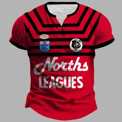 Parramatta Eels 1982 ARL/NRL Vintage Retro Henley Shirt