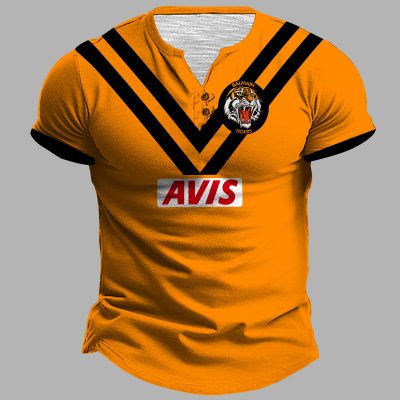 Parramatta Eels 1982 ARL/NRL Vintage Retro Henley Shirt