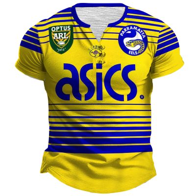 Personalise QLD MAROONS 1997 INAUGURAL TRI SERIES SUPER LEAGUE Vintage Retro Jerseys Henlley Shirt